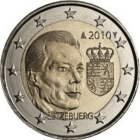 Lussemburgo 2010: 2 euro commemorativi