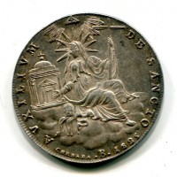 Bologna, Leone XII (1823-1829): scudo 1825 (Gigante#9)