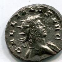 Gallieno (253-268 d.C.): antoniniano "LAETITIA AVG" zecca di Roma (RIC,V,I#226)