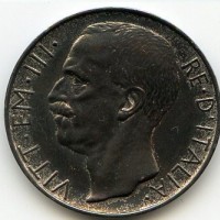 Vittorio Emanuele III (1900-1943): 10 lire 1930 "Biga" (Gigante#59a),eccez. patina scura