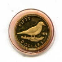 Bahamas: 50 dollari 1975 (KM#69), in confezione originale