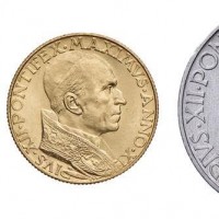 Vaticano, Pio XII (1939-1958): divisionale con oro 1949-XI (Gigante#245a).