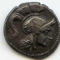 Lucania, Metaponto (280 a.C.): dracma (SNG ANS#541), 2.93 gr