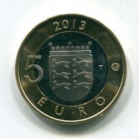 Finlandia 2013: 5 euro "OSTROBOTHNIA"