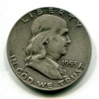 USA: 1/2 dollaro 1953-D "Franklin"
