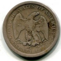 USA: 20 cent. 1875-S 
