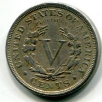 USA: 5 cent. 1889 "Liberty Head"
