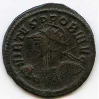 Probo (276-282 d.C.): antoniniano "PAX AVGVSTI" zecca di Ticinum (RIC,V,II,72#517)