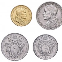 Vaticano, Pio XII (1939-1958): divisionale con oro 1941-III (Gigante#237a).