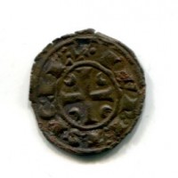 Brindisi, Corrado II (1254-1258): denaro (MIR#322), forellino
