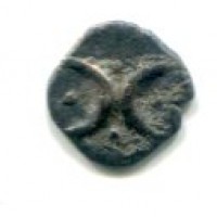 Calabria, Tarentum (280-225 a.C.): hemiobolo (Viasto#887/881)