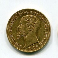 Vittorio Emanuele II (1849-1861): 20 lire 1858-To (Gigante#16)