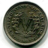 USA: 5 cent. 1883 "Liberty Head"
