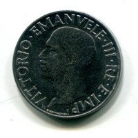 Vittorio Emanuele III (1900-1943): 1 lira 1941-XIX "Impero" (Gigante#157)
