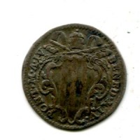 Roma, Benedetto XIV (1740-1758): grosso 1744-IV (Muntoni#83)