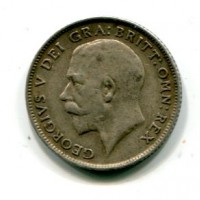 Gran Bretagna, Giorgio V (1910-1936): 6 pence 1917 (Spink#4014)