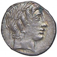 Anonime, Gargilia, Ogulnia Vergilia (86 a.C.): denario (Crawford#352/A2), gr. 4,04, bellissima patina