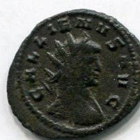 Gallieno (253-268 d.C.): antoniniano "MARTI PACIFERO" zecca di Roma (RIC#236)