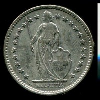 Svizzera, Confederazione: 2 franchi 1913