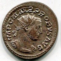 Probo (276-282 d.C.): antoniniano "ORIENS AVG" zecca di Lione (RIC,V,II#44)