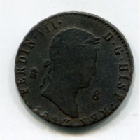 Spagna, Ferdinando VII (1808-1833): 8 maravedis 1827 (K.M#501)