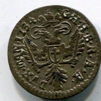 Mantova, Carlo VI (1707-1740): 1/2 lira 1734 (MIR#753/4)