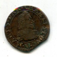 Francia, Charleville, Carlo I Gonzaga (1601-1637): doppio tornese 1635  (CGKL#614), 14° tipo