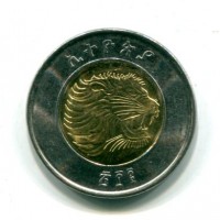 Etiopia: 1 birr 2010 "Leone" (KM#78)