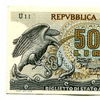 Repubblica: 500 lire 20/06/1966 "ARETUSA" (Gigante#BS25A)
