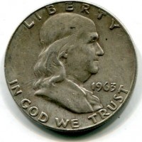 USA: 1/2 dollaro 1963-D "FRANKLIN"