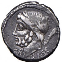 Memmia, L. Memmius e C. Memmius L.f. Galeria (87 a.C.): denario (Varesi#405), grammi 3.61