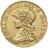Torino, Repubblica Subalpina (1800-1802): 20 franchi AN 9 (Gigante#1)