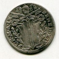 Roma, Benedetto XIV (1740-1758): grosso 1748 (Muntoni#137), gr.1,49