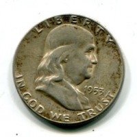 USA: 1/2 dollaro 1953-S "Franklin"
