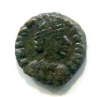 Ostrogoti, Teodorico (493-526 d.C.): 10 nummi, zecca di Ravenna (MEC#145), gr. 2,28