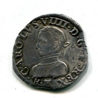 Francia, Carlo IX (1560-1574): testone, zecca Bordeaux (Ciani#1356)