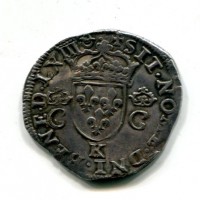 Francia, Carlo IX (1560-1574): testone, zecca Bordeaux (Ciani#1356)