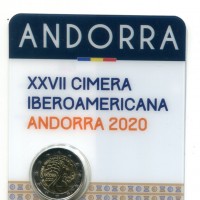 Andorra 2020: 2 euro "Vertice Iberoamericano"