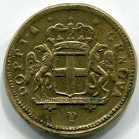 Peso Monetale: "Doppia Genova", gr. 12,57
