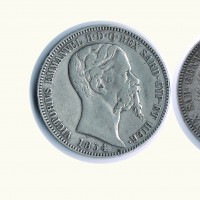 Vittorio Emanuele II (1849-1861): 2 lire 1854-To (Gigante#57)