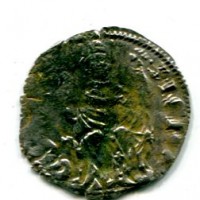 Aquileia, Bertrando (1334-1350): denaro (Bernardi#43), gr.1,10