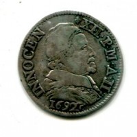 Avignone, Innocenzo XII (1691-1700): 1/12 scudo 1692 (Muntoni#2180/1)
