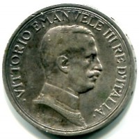 Vittorio Emanuele III (1900-1943): 2 lire 1917 "Quadriga Briosa" (Gigante#104), macchia
