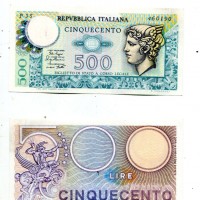 Repubblica: 500 lire 02/04/1979 "Mercurio" (Gigante#BS26c)
