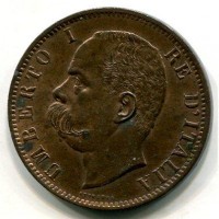 Umberto I (1878-1900): 10 cent. 1894-Birmingham (Gigante#50)