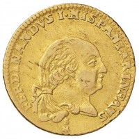 Parma, Ferdinando I di Borbone (1765-1802): doppia 1790 (MIR#1064/6), grammi 7.10