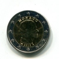 Monaco 2012: 2 euro "Principe Alberto"