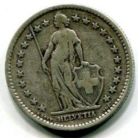 Svizzera, Confederazione: 2 franchi 1912