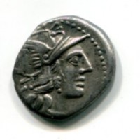 Renia, C.Renius (135-126 a.C.): denario (Crawford#231/1), gr. 3,9