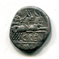 Renia, C.Renius (135-126 a.C.): denario (Crawford#231/1), gr. 3,9